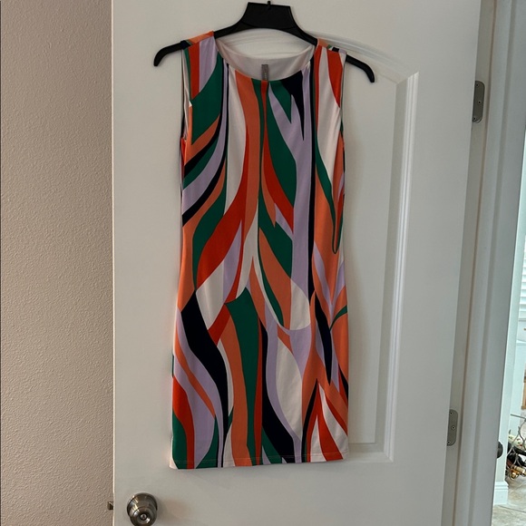 Last Tango Multicolor Swirl Mini Dress - Picture 1 of 3